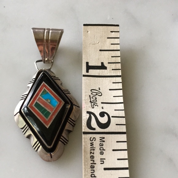 Vintage Gilbert Nelson Navajo nNative American Pendant - Picture 11 of 14